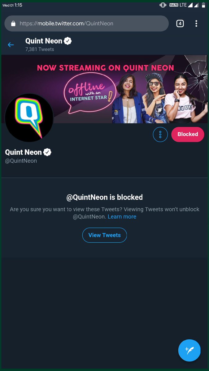 shubham_1122's tweet photo. @desimojito @QuintNeon @TheQuint #MassBlockQuint https://t.co/9yVq3gWBYv