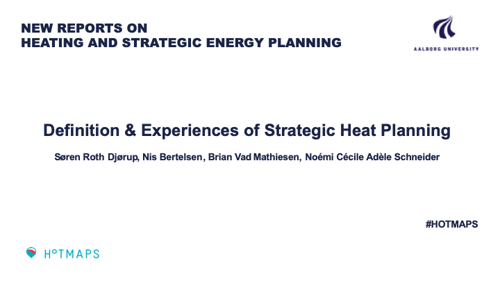 NEW #HOTMAPS project reports! ♨️🗺

This report presents a three-phase framework for carrying out strategic heat planning activities.

Read the report here:
bit.ly/2V5ccF8 

#EnergyEfficiency 
#Heating #Cooling #DistrictHeating
#H2020
#RenewableEnergySources