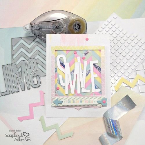 SBADHESIVESBY3L's tweet image. SMILE! Cut, peel and stick! It&apos;s easy to create this paper pieced background with Adhesive Sheets, and to also add Foil accents too! See @DanaATatar SMILE card tutorial on the blog. VISIT: buff.ly/2DBF4Kb #cardmaking #cardmakingtutorial #paperpiecing #papercraft
