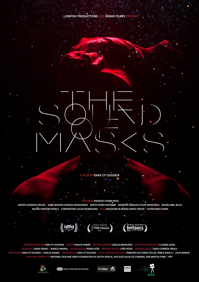 EncountersDoc's tweet photo. THE SOUND OF MASKS, directed and produced by @SaraCFGouveia, is a beautifully moving ode to the cultures of #Mozambique told primarily through dance and music. #Mapiko is a #traditional, masked dance performed exclusively by the male members of the Makonde community in 1/4 https://t.co/YaBdMRb0nB