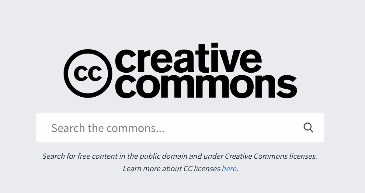 Check out this NEW resource!
The new search engine from Creative Commons gives you access to over 300m images.
search.creativecommons.org

#creativecommons #edtech #teachers