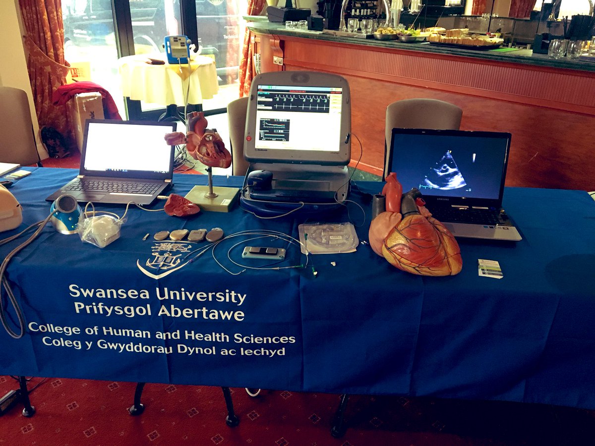 Ready to meet and greet students at the @HumanandHealth careers event in Aberystwyth #cardiacphysiology
