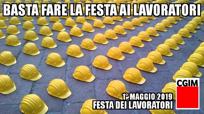 SindacatoMeme's tweet photo. Evviva la festa dei lavoratori.

#1Maggio https://t.co/J5InWGmdQa