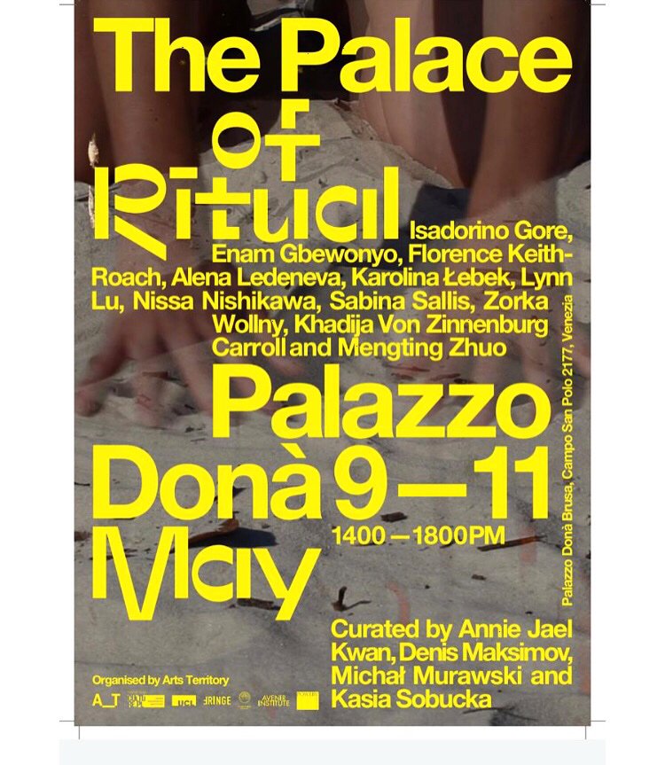 💫Reading an extract of my new play #StraightLines - - <a href="/la_Biennale/">La Biennale di Venezia</a>  #palazzodonàbrusa ⛲️ Thursday 10 th May. ⛲️
All very meta! 😬 But my 21 yr old self camping on the lido would be very over excited  ✨#newwriting #theatre #venicebiennale