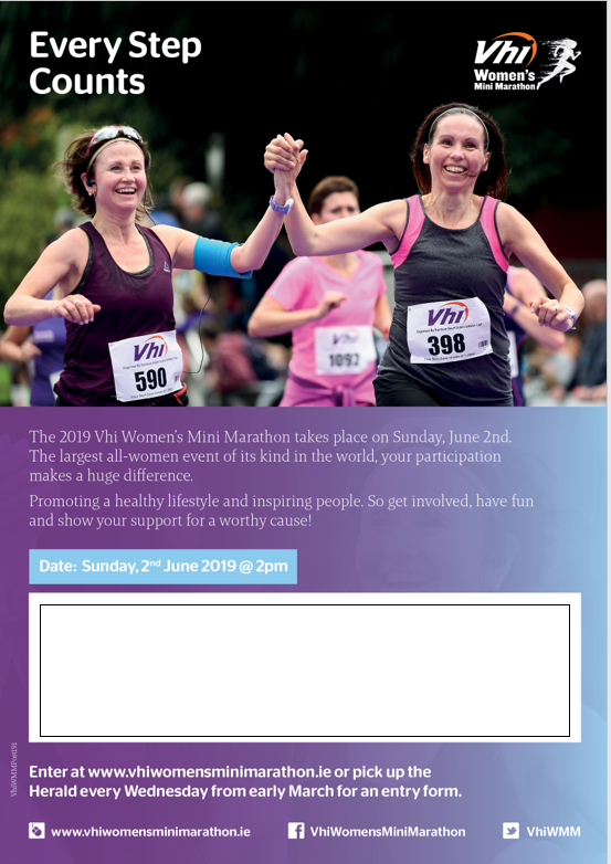 SightsaversIE's tweet photo. There is only 5 weeks to go for the @VhiWMM. The final deadline for walkers to sign up is #Wednesday May 22nd. Join #Womenwithimpact and support Sightsavers with #EveryTshirtTellsaStory, walk with us to #GiveTheGiftOfSight and #EndPreventableBlindness. Make #EveryStepCount. https://t.co/cMgebWJefn