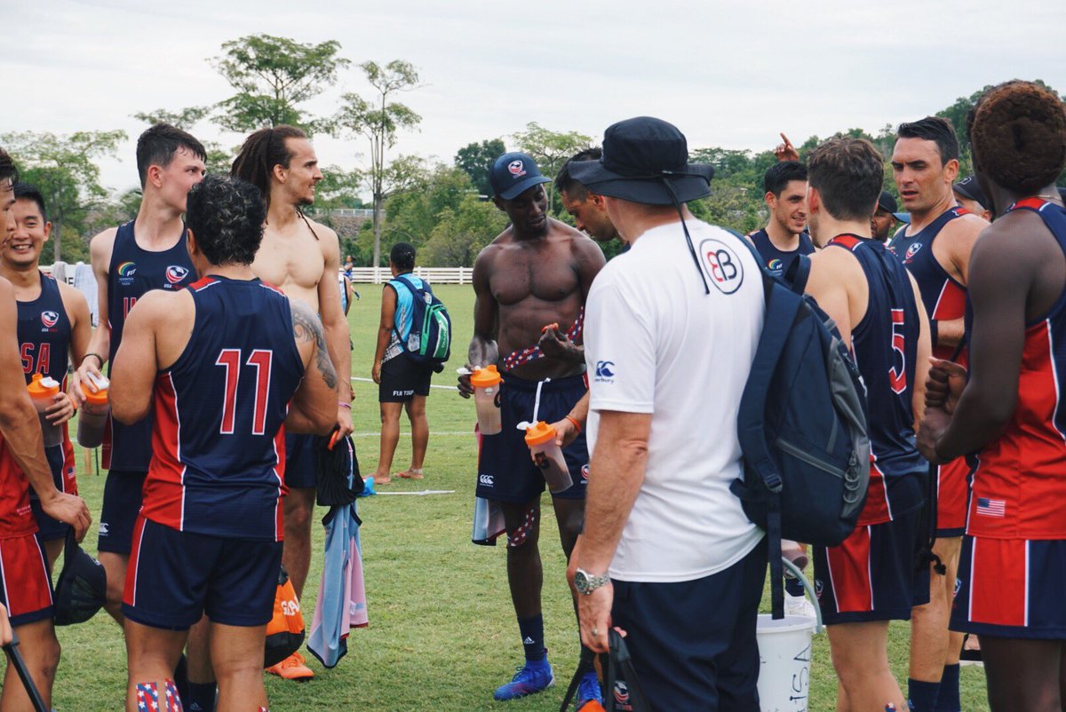 Dan_king888's tweet photo. Happy days for team USA Men’s Open as they managed a fierce comeback from this morning’s loss against the Philippines. USA vs Wales 15-4. @USATouch #twc2019 #AMU2787live2019 https://t.co/XCUtBcw5Iq