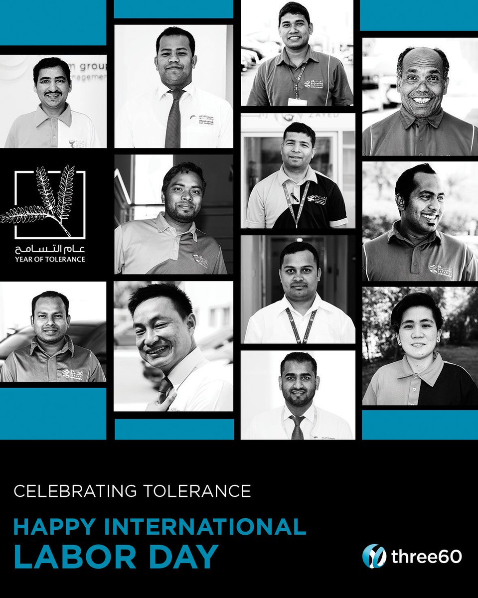 Three60C's tweet photo. Happy International Labor Day!

#Three60Communities #LabourDay #EltizamGroup #ExceptionalThree60 #YearOfTolerance #PropertyManagement #CommunitiesManagement #AbuDhabi #Dubai #UAE https://t.co/udiGdy1EEl