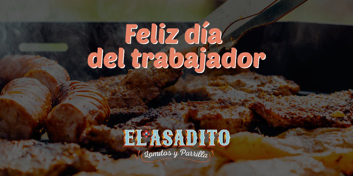 ¡Feliz dia del trabajador!
Disfrutá tu día junto a la verdadera tradición argentina. 🤗😋