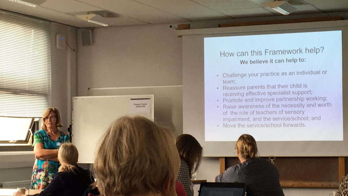 Delighted to hear Lorna Walker talk at the launch of HGIOSS (How Good is our Sensory Service). #HGIOSS #fife sls team