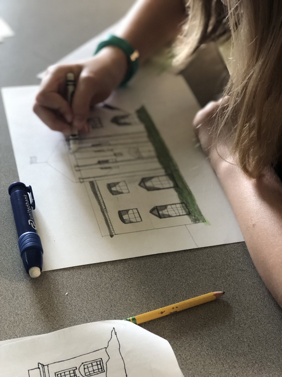 MrsRupard_Art's tweet photo. #SimmonsToDC continues as we reflect from our trip with a drawing of the White House! They leave me speechless with their talent โค๏ธ๐๐บ๐ธ#OurBeautifulMess https://t.co/CPH9VnDepr