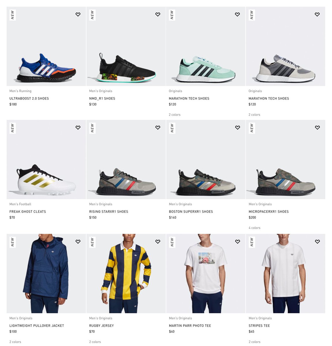adidas newsletter sign up