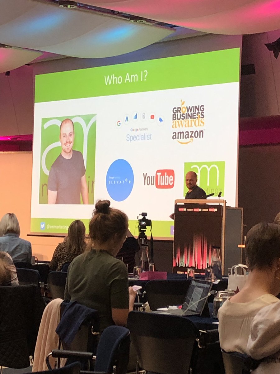 Listening to @bradmcmoon talking about #LiveVideoStreaming at @social_day keep up to date with the action bit.ly/SOCIALDAY19 photos by @MrLaddMedia #SOCIALDAY19