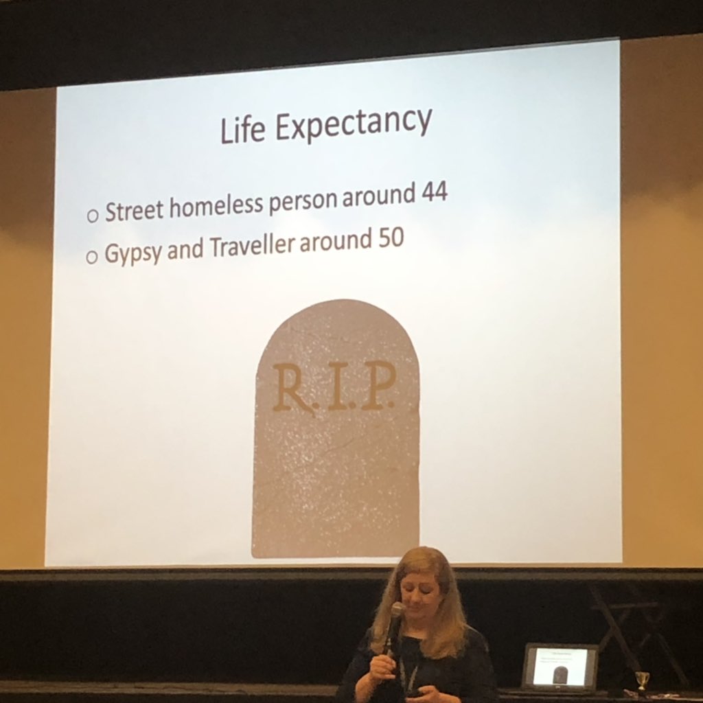 Always shocking- life expectancy of our most vulnerable groups. Homeless Admissions Pathway and Gypsy and Traveller nurses working in Leeds #lchnewwaysofworking