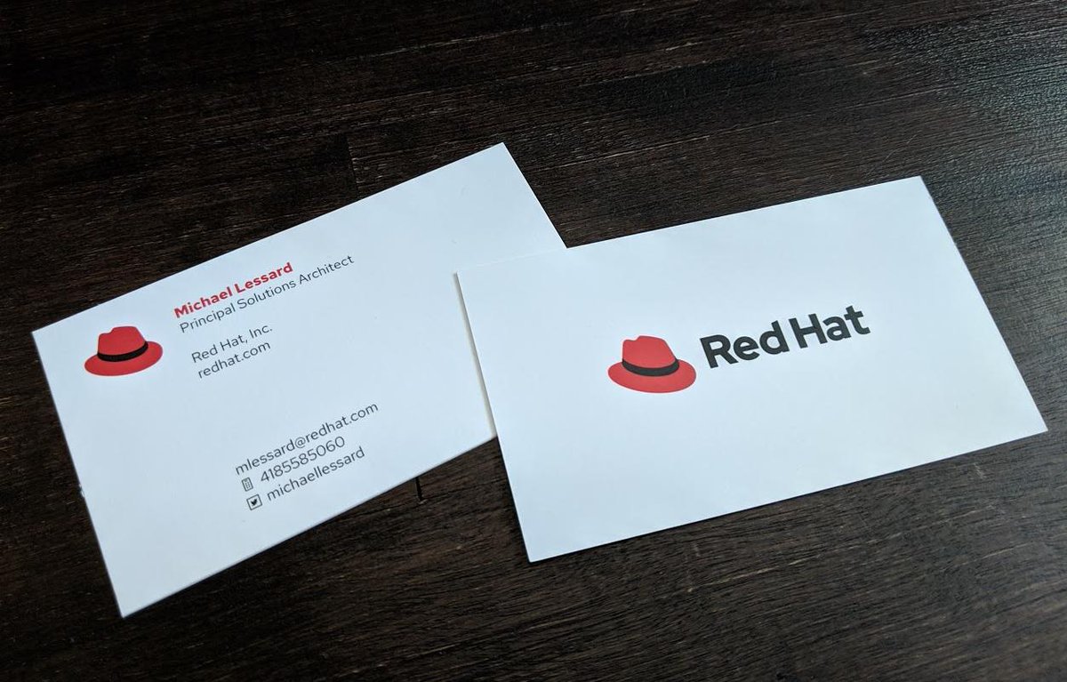 michaellessard's tweet image. Notre nouveau logo / Our new logo :) #RedHat #OpenBrandProject