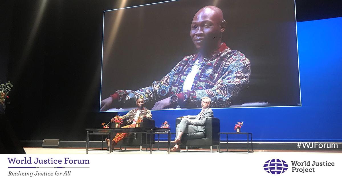.<a href="/RealSeunKuti/">Seun Anikulapo Kuti</a>: We should not deny others justice because we want to keep our own privilege. #WJForum <a href="/darekmazzone/">darekmazzone</a>