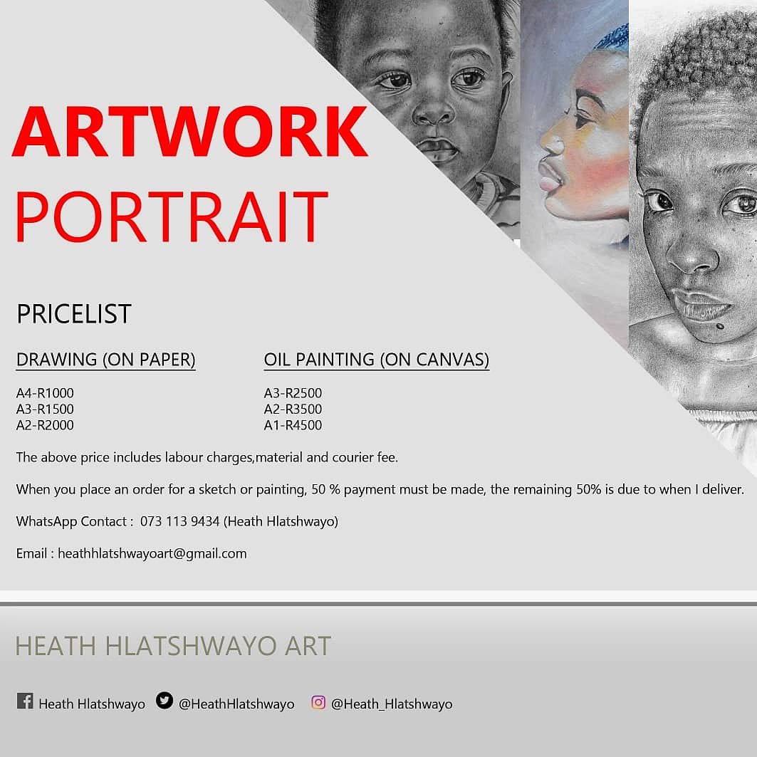HeathHlatshwayo's tweet photo. Hello. I do paintings and I'm currently open for commission. 🙏🏿✊🏿
#SouthAfrica #CreateJob #entrepreneurs #art #painting #business https://t.co/m0BBSITzWS