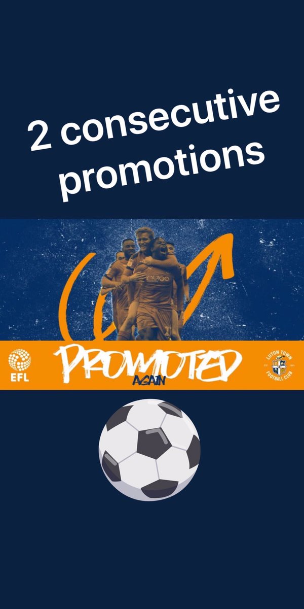 Castelli_Biker's tweet photo. 10 years ago deducted 30 points and relegated to non league football. Well done to all involved at the club over the past 10 years, let’s go for crowning glory on Saturday #COYH #wearegoingup #leagueone #LTFC Kenilworthroad #lutontown https://t.co/ALEOqeRTe4