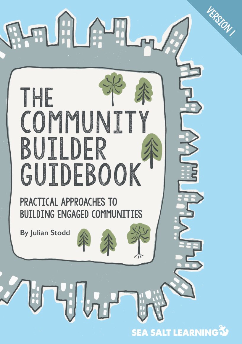 julianstodd's tweet photo. My new ‘Community Builder Guidebook’ is released today. You can download the free digital version here. It shares research, approaches, and key tips on ‘what to do’. https://t.co/Dz8QpfDmzz #SocialLeadership #Leadership #Community https://t.co/P5rzgTgFMH