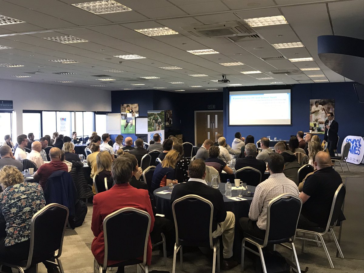 WillSwaithes's tweet photo. Another packed room of School Games Organisers for their regional conference in Worcester today. Looking forward to my sessions on ‘Move’ and ‘Compete’ this afternoon and further exploring opportunities for 2019 &amp; beyond. https://t.co/KxvAdtA1Dt