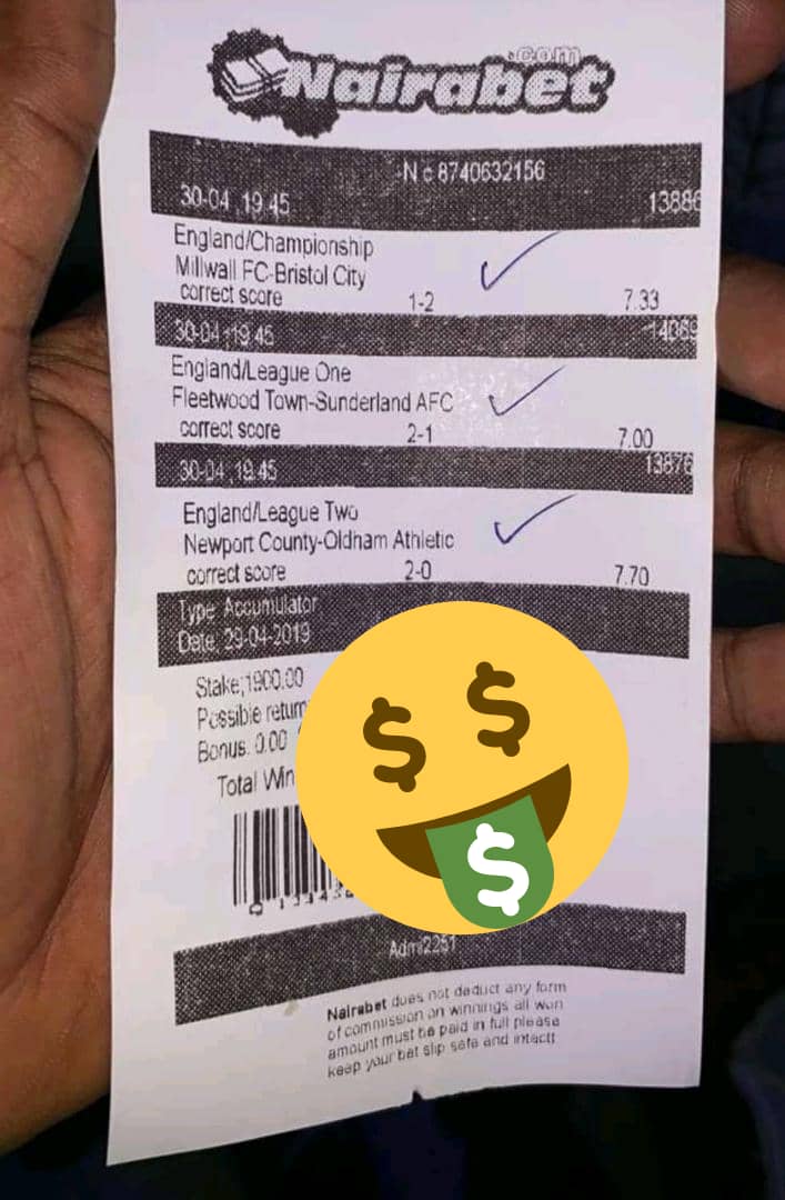 SureMathew's tweet image. Massively 🤑🤑🤑🤑🤑 YESTERDAY EARLY GAME WON ALREADY........DONT LET THE FEAR OF LOOSING BE GREATER THAN THE EXCITEMENT OF WINNING..... BOOK YOUR PLACE  NOW  BEFORE  IT WILL  BE TOO  LATE... FOR MORE INFO
CALL📞 +2348081984208
WHAT'S APP
ANOTHER CHANCE OF WINNING🤑🤑🤑🤑🤑🤑🤑🤑