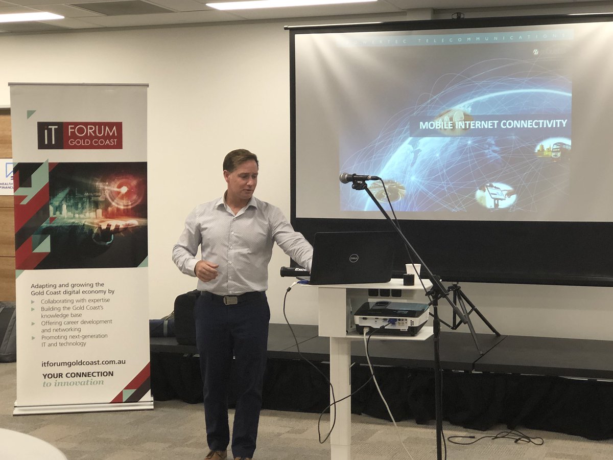 Muir Groves from Powertec presents the #Power of #Mobile #Connectivity <a href="/thegoldcoasthub/">The Gold Coast Hub</a>