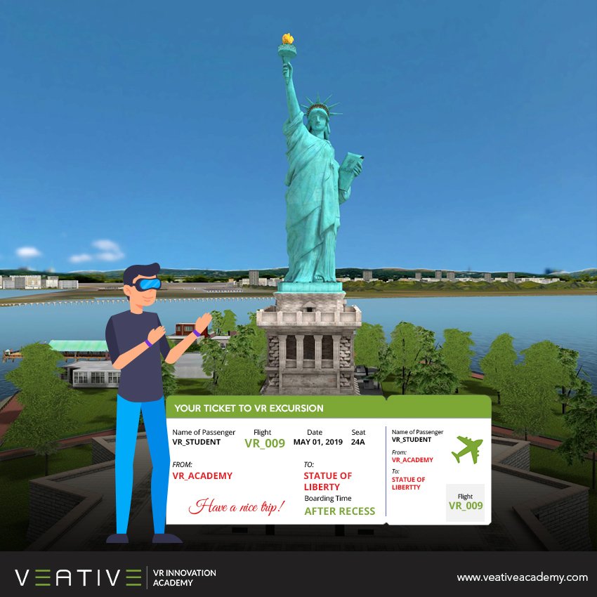 VeativeAcademy's tweet photo. From the giddying heights atop the crown to the stunning views afforded at the base of the statue our virtual tour presents a comprehensive look at the Statue Of Liberty.

#education #learning https://t.co/OEXyg4UvcM
