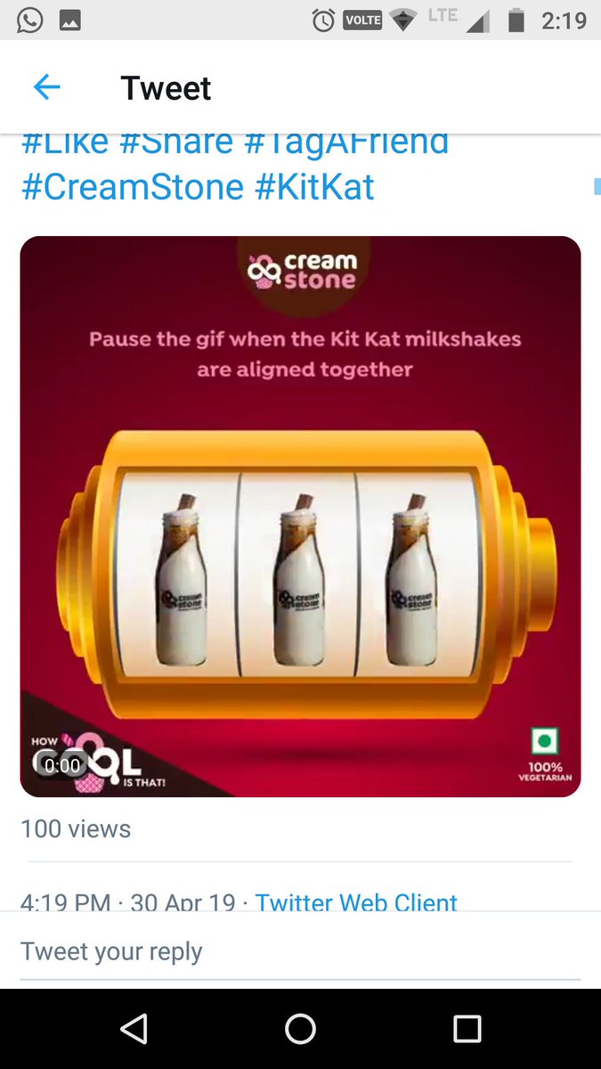 Raahi_supergirl's tweet photo. @Creamstone Here is my entry& screenshot
#HowCoolIsThat #CoolAndSmart #FunStuff #CoolStuff #TooCool #ThinkSmart #Comment #Like #Share #TagAFriend #CreamStone #KitKat
Join @Devanginee
@Queen_Kitten7
@anuvartika
@emNishant
@THEMURTUZA
@chilled_Sup
@yashgandhi66
@Imanil26
@Immatrika https://t.co/yIoarDLB1u