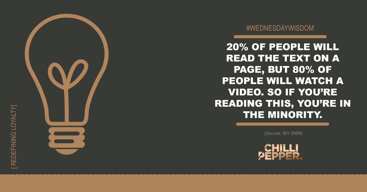 ChilliPepper_RM's tweet photo. Are you part of the 20% or the 80%? #RedefiningLoyalty #We https://t.co/kVEtisqJwW