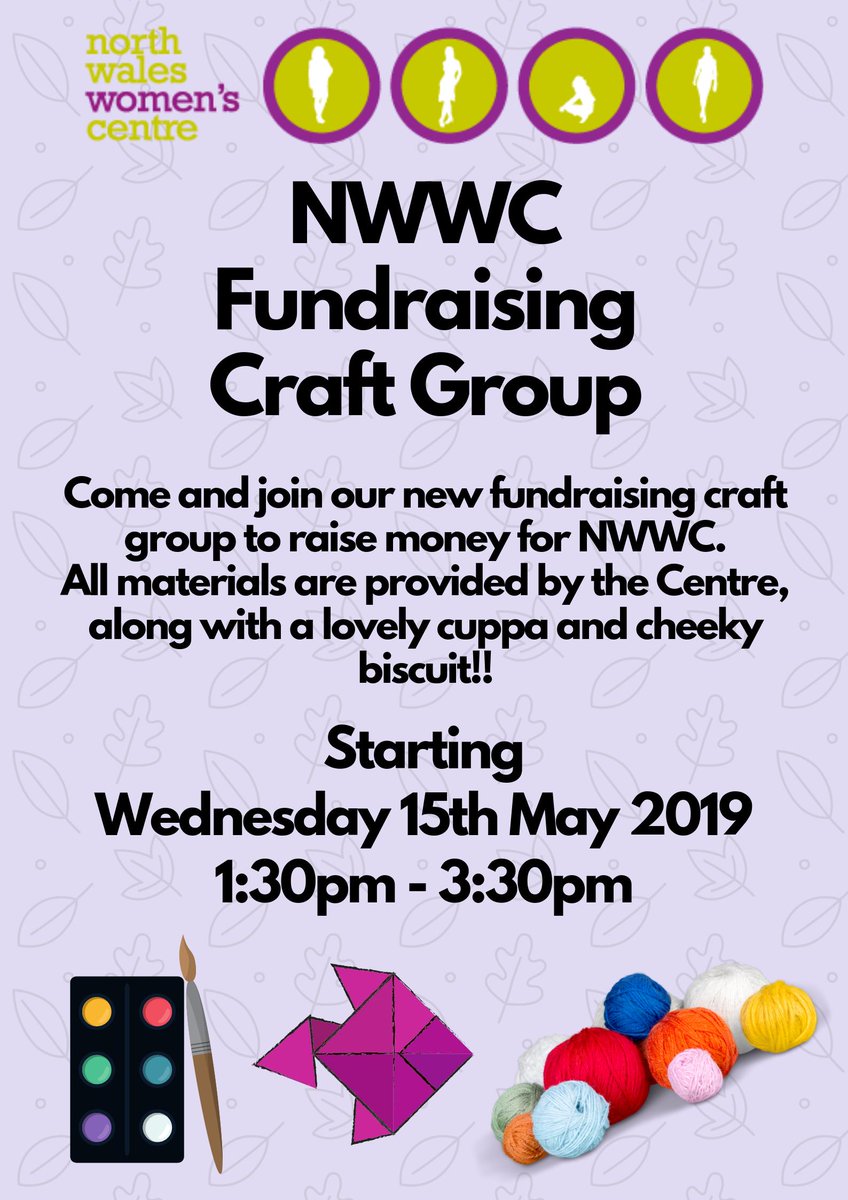 nwwc_community's tweet photo. Warning - prepare to get crafty!!  Our new Fundraising Craft Group will be meeting for the first time this month.  Why not pop along and find out more?  Careful though... we might have you in stitches by the end of it. https://t.co/ASedvJiZZA