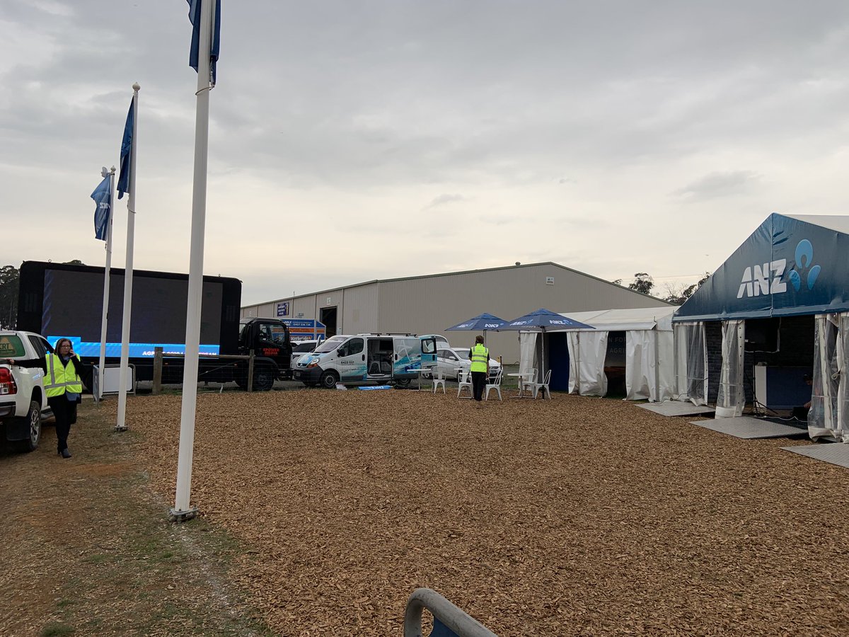 Is that a massive TV screen I see? <a href="/ANZ_AU/">ANZ Australia</a> @AgfestTAS #LiveStream Next to the main food pavilion. Proud to be working with People Peopel to bring something new to #Agfest2019