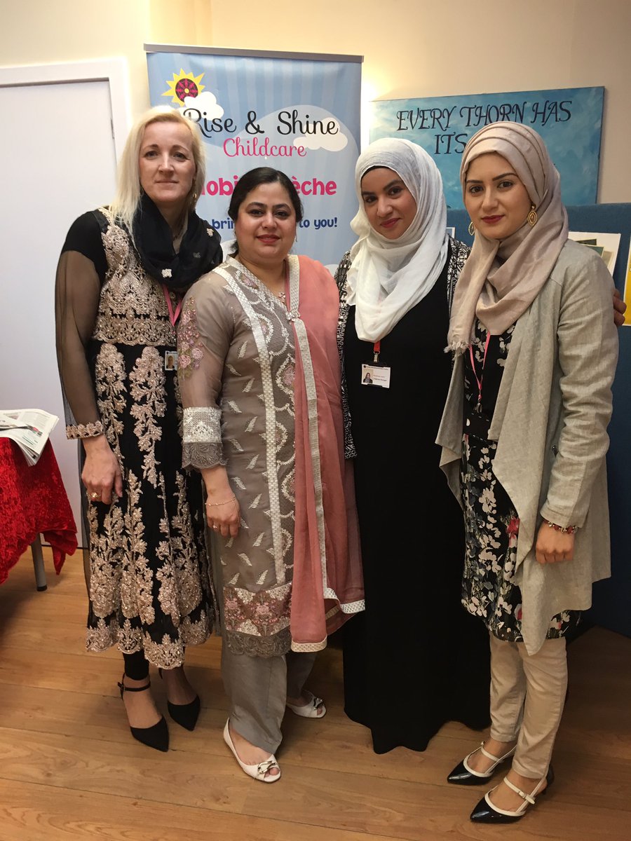 CrecheDundee's tweet photo. Fatemeh, Javairia, Nausheen and Amina at @DIWC1969 50 Anniversary Celebration 💕🎉🥳 https://t.co/08CDfvcQG2