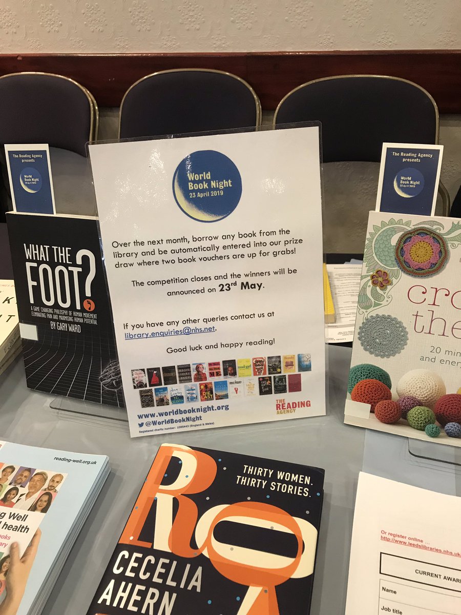 We’re at the Specialist Services Staff Event. Come over to our table to find out about all the ways through which we support new ways of working &amp; innovation in practice. And if you borrow a book from us you’ll be entered into our #worldbooknight competition! #Lchnewwaysofworking