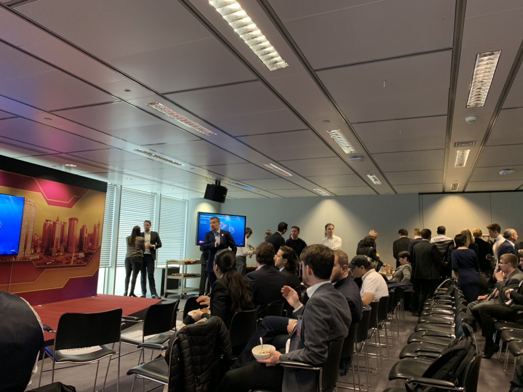 I’m at @HSBC’s breakfast event this morning: Strategic Investments and Partnerships in Fintech. Part of #UKFintechWeek ukfintechweek.com/event-calendar… #innovation #fintech