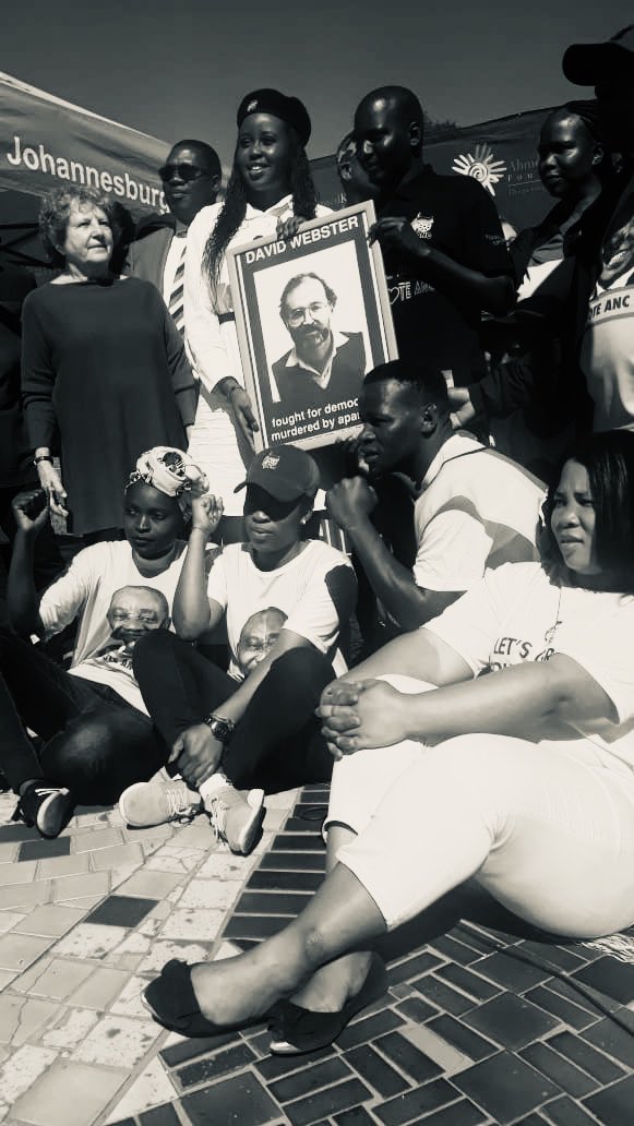 VisitConHill's tweet image. Handing over of the baton to the youth &amp;amp; future leaders of SA. The Ahmed Kathrada Foundation gathered at the symbolic David Webster Park in Troyeville to commemorate the iconic life of David Webster &amp;amp; to honor the stand he took against apartheid during the struggle. #DavidWebster