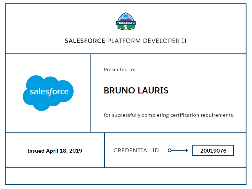 sapient_i7's tweet image. Congratulations to our developer Bruno Lauris for successfully completing his Platform Developer 2 certification. Well Done!
#salesforce #platformdeveloper