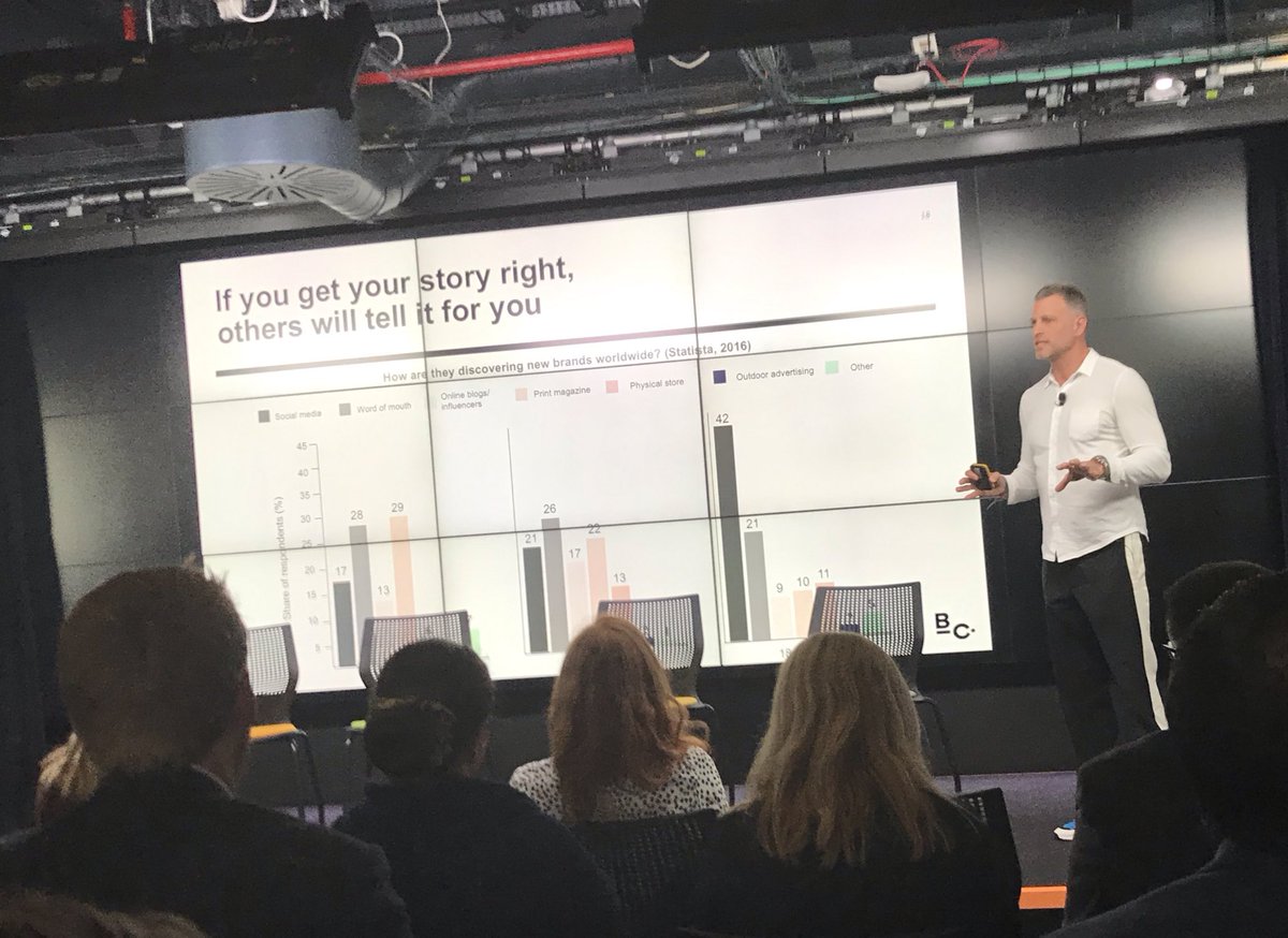 AndyMall's tweet photo. Wise words from @brandedmanfred at @ABTAtravel  conference. Authenticity is King. Your customers will tell your story. Where have I heard that before? @stackla #ugc. https://t.co/jXp12o22Dh