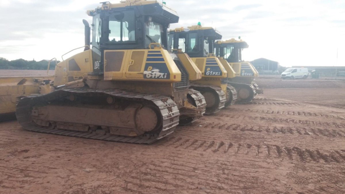 Hather Plant Hire (@hatherplanthire) on Twitter photo #ActionShot of our three KOMATSU D61 PXI's working at #Worksop - 01709 528585 & (link: hatherplant.co.uk) <a href="/marubenikomatsu/">Marubeni-Komatsu</a> #dozer <a href="/ihbrownltd/">I & H Brown Limited</a> #planthire #ActionShot of our three KOMATSU D61 PXI's working at #Worksop - 01709 528585 & (link: hatherplant.co.uk) <a href="/marubenikomatsu/">Marubeni-Komatsu</a> #dozer <a href="/ihbrownltd/">I & H Brown Limited</a> #planthire