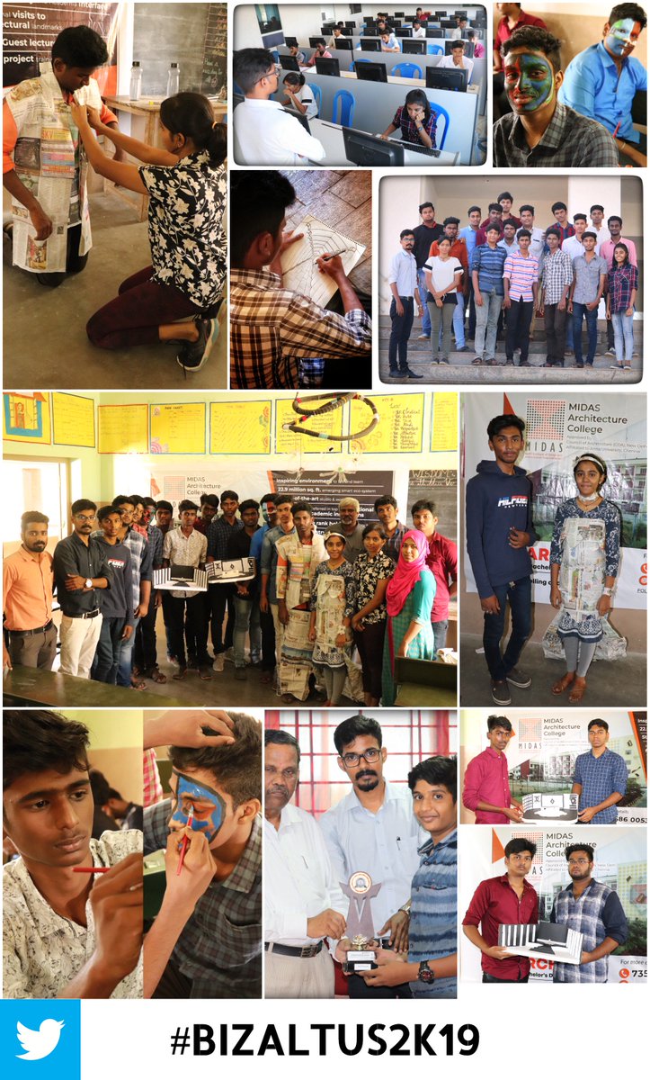 bizaltus's tweet photo. "Creativity Flourishes in an Atmosphere of Inner Security and Confidence" #BIZALTIANS #BIZALTUS2K19 
THE ASPIRING ARCHITECTS!!
#BIZALTUS #NATA #MADURAI https://t.co/S46AfLWl2T