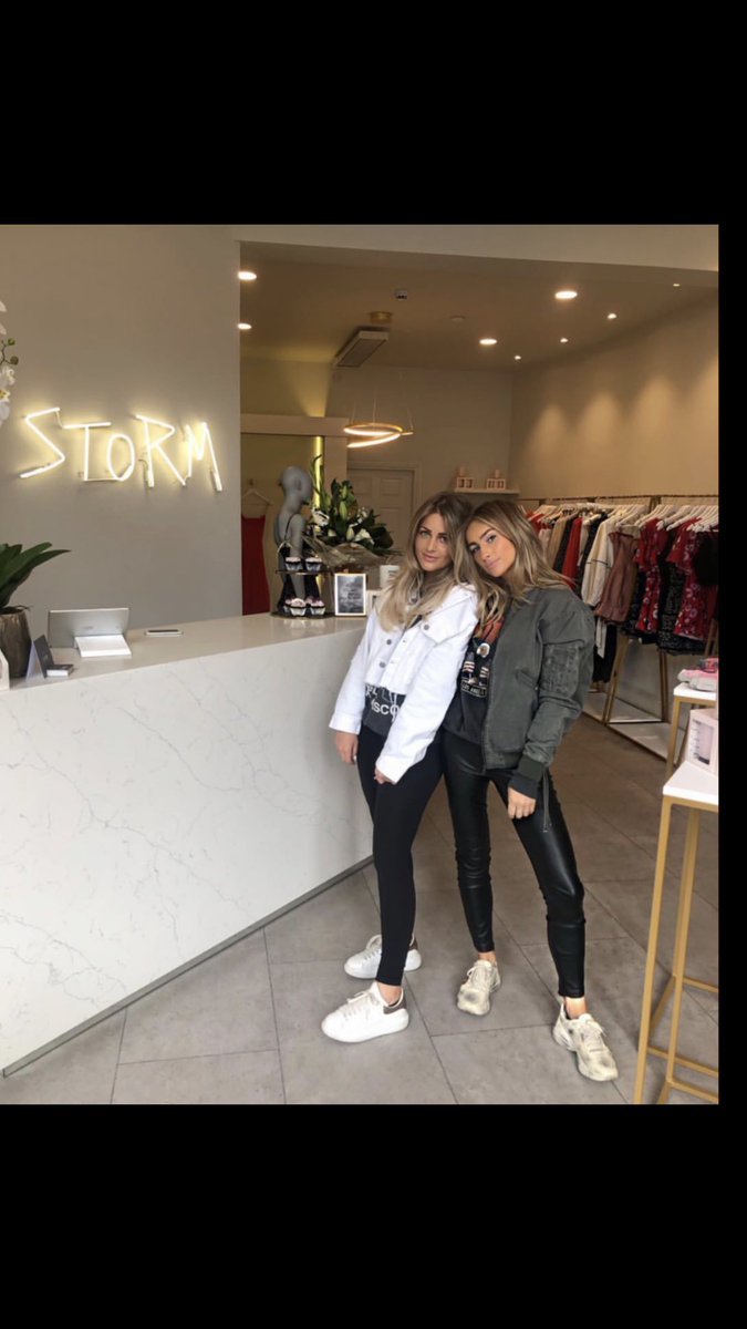 Good luck to my two girls <a href="/Fogartydanielle/">Danielle fogarty</a> @Claudiafogarty on opening there new shop storm fashion today in Clitheroe.! stormfashion.co.uk