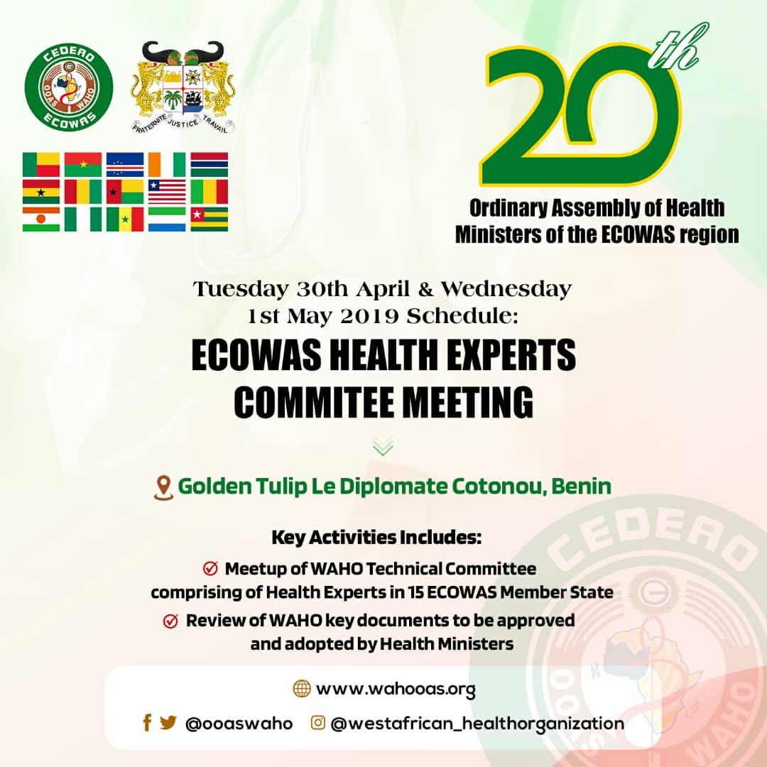 OoasWaho's tweet photo. Conversations on-going on policy on transport of biolohical samples within the region by D/DPHR @OoasWaho #AHM2019 #WAHONEWS #HealthExpertsMeet #PromotingHealthThroughRegionalIntegration https://t.co/Vr7mNQyB0d