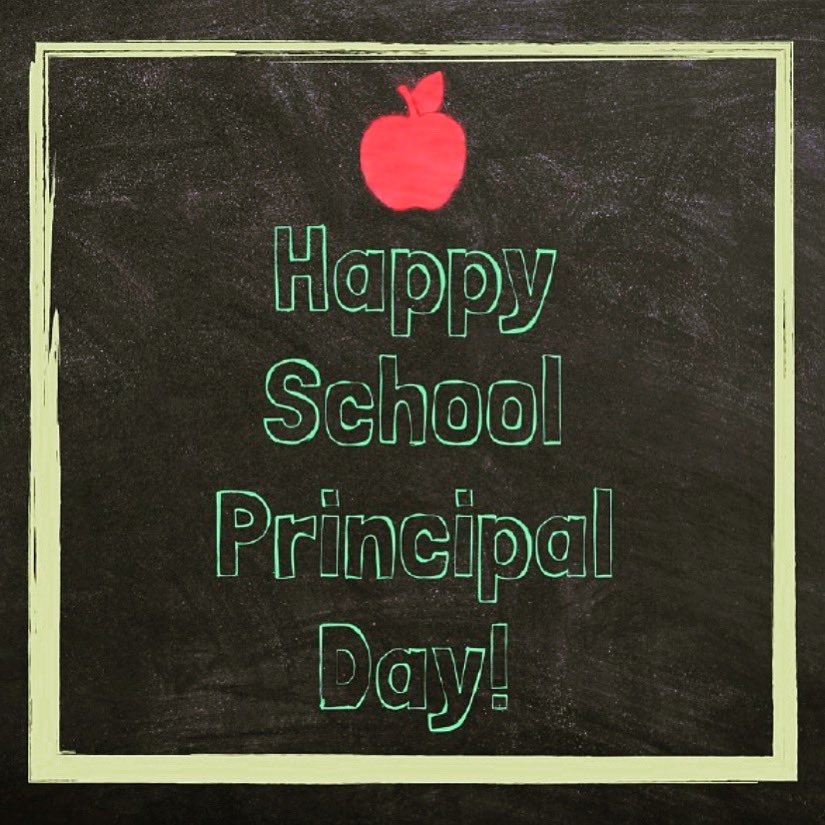 The one person who can literally enhance the culture and climate of a school or the one who could shatter it all. The work is never easy and what each of you do is very important. Thank you for all that you. What are you doing for your principal? Happy #SchoolPrincipalDay #MOE
