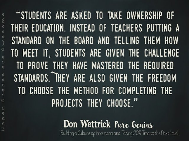 DisruptEdToday's tweet photo. How do your students demonstrate mastery of the learning standards? Your answer matters. @DonWettrick https://t.co/NcUDNAIlro