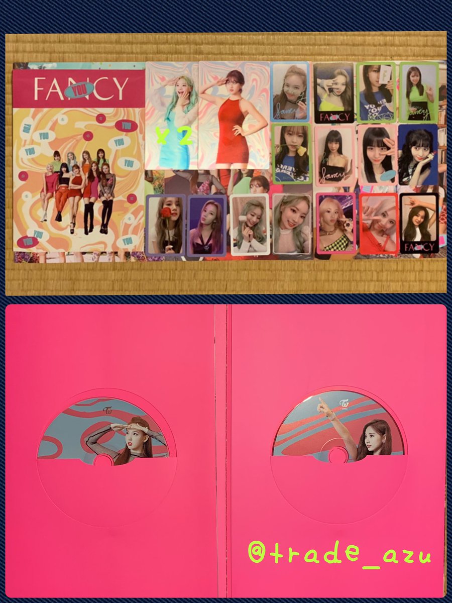 trade_azu's tweet photo. TWICE トレカ 交換

譲 １枚目

求 
《CD》ジョンヨン、チェヨン
《レンチキュラー》ジョンヨン、チェヨン
《シール》白

トレカはCD、レンチキュラー、シールと同時交換可能な方のみ検討します(出し惜しみあり)

⚠️２枚目を読んでからリプお願いします

#TWICE   
#TWICEトレカ交換 https://t.co/I0vZBmsEpn