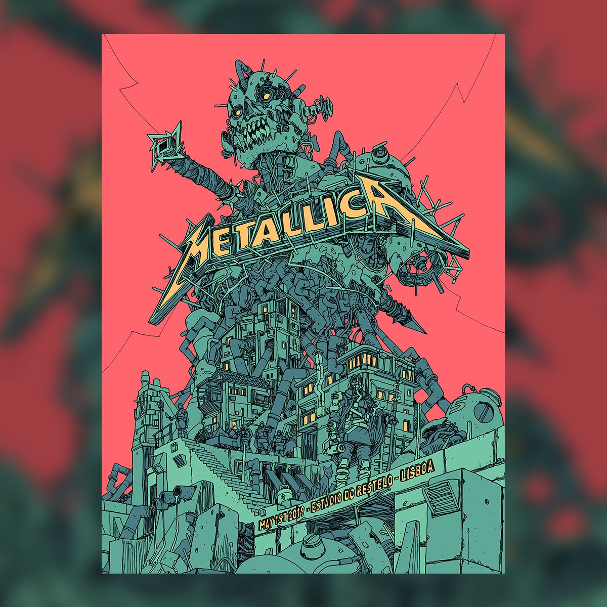 TONIGHT IS LISBON
🇵🇹 ESTÁDIO DO RESTELO 🇵🇹
🎫 talli.ca/metinlisbon-tix 

<a href="/thebandGHOST/">Papa V Perpetua</a> and @Bokassaband kick off the show!

Poster Art: <a href="/SQUINDO1/">Squindo</a>
Enhanced Experience Poster Art: Josan Gonzalez

#MetInLisbon