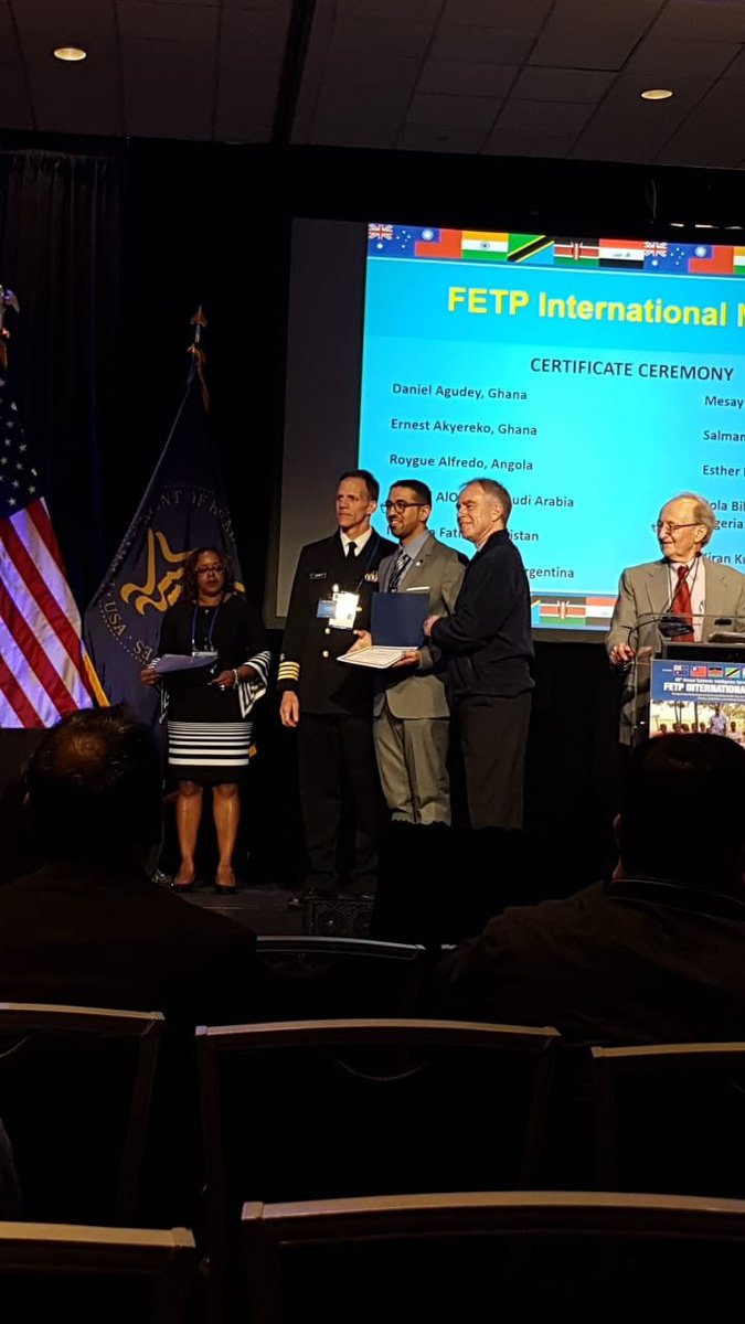 Our residents at #CDCEIS19 #FETP #FELTP #FieldEpidemiology @EMPHNET @tephinet @CDCGlobal @SaudiMOH @SaudiCDC