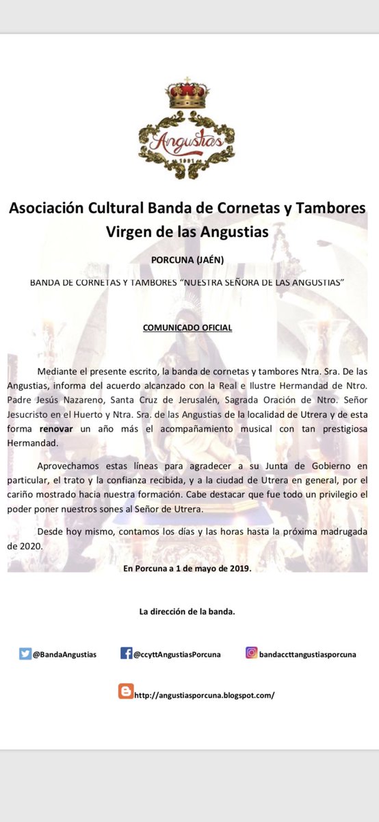 🔈🔈 COMUNICADO OFICIAL 🔈🔈