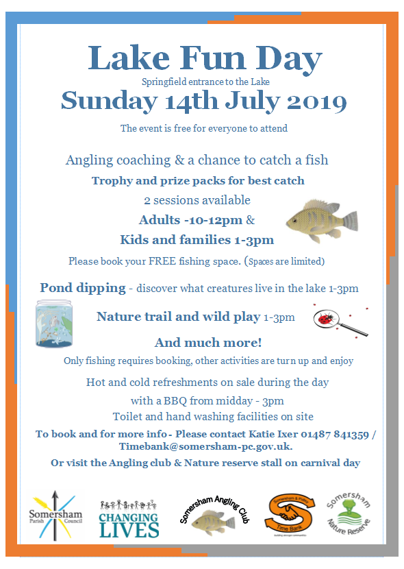 SomershamTime's tweet photo. Lake Activity Day – Saturday 14th July https://t.co/nTtzWZwANp https://t.co/zqGlAQYqJe