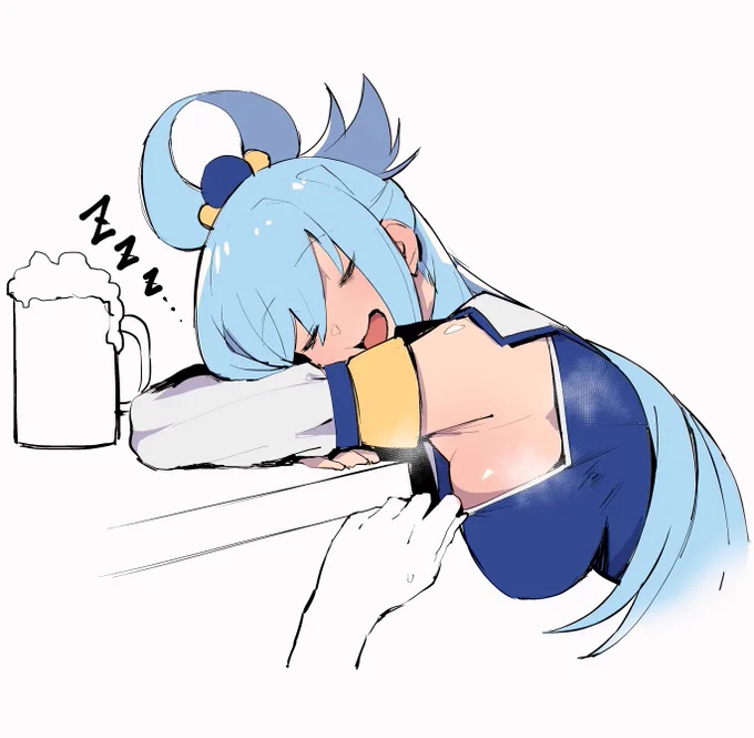 おい!アクア!もうちょっと寝てて... 