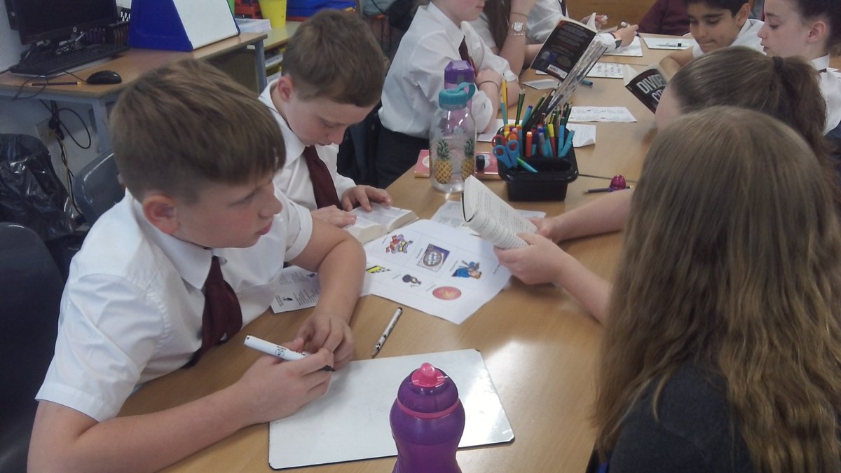 NetherleePS's tweet photo. Primary 7b are doing some reciprocal reading this morning on our class novel, 'Divided City'. https://t.co/fe3vfPLDOL