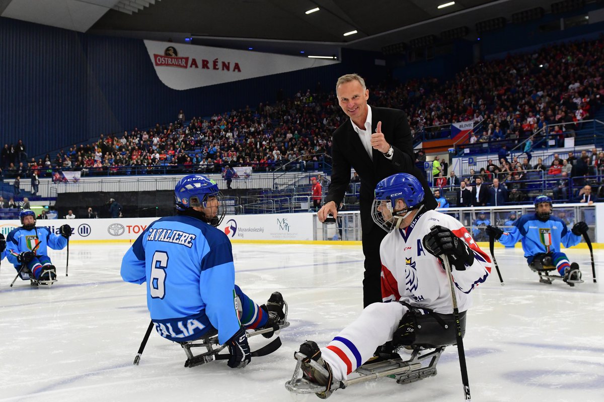 UPDATE: Additional spectators in the venue have been counted from Tuesday evening. Organizers have announced a revised, increased attendance number for the Czech-Italy game of 8,462 spectators, which includes those in standing-room only. #ParaOstrava2019